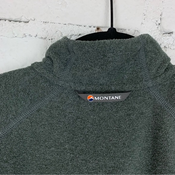 Montane Pulsar Front Zip Fleece Jacket Shadow Grey Small - Picture 12 of 14